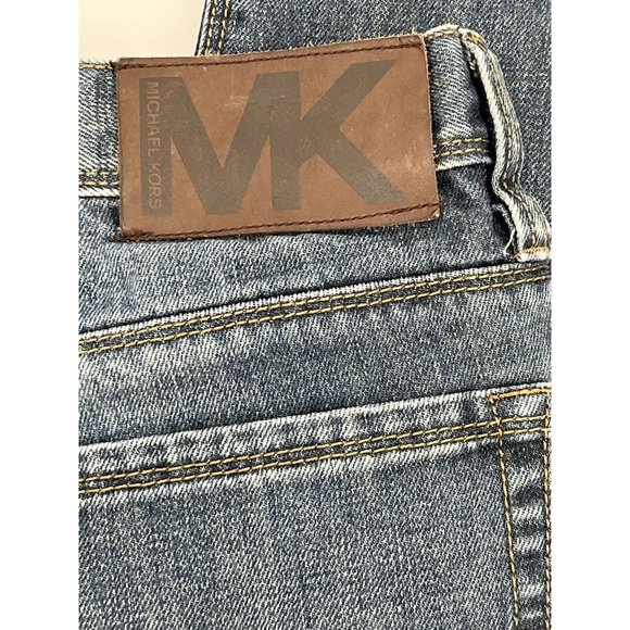 Michael Kors Jeans Mens 32 Blue 100% Cotton Straight Jeans 32 X 30 Casual Preppy - Picture 6 of 15